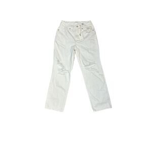 NWT Good American Good '90s Distressed White
Jeans Size 2/26